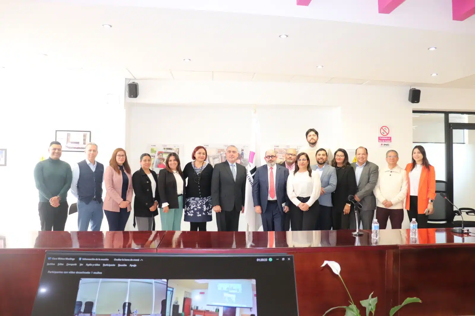 INE y RENACE firman convenio para promover la cultura democrática en SLP